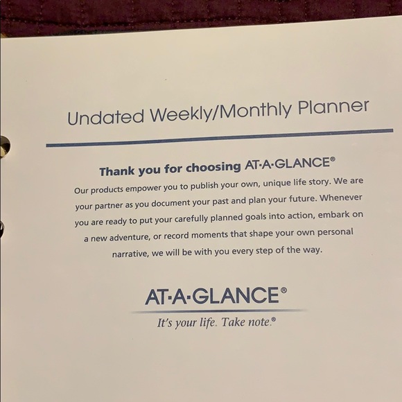 At a Glance planner - Picture 4 of 4